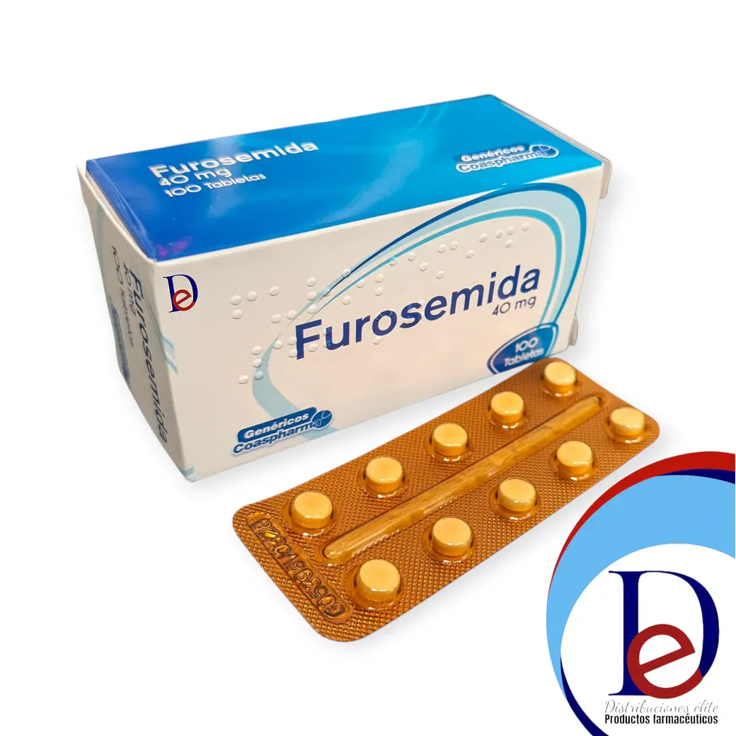 FUROSEMIDA 40 MG X 100 TAB- - COASPHARMA- UBI 6-C 1