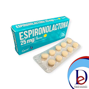 ESPIRONOLACTONA 25 MG X 20 TAB- - LAPROFF- - UBI 14-F