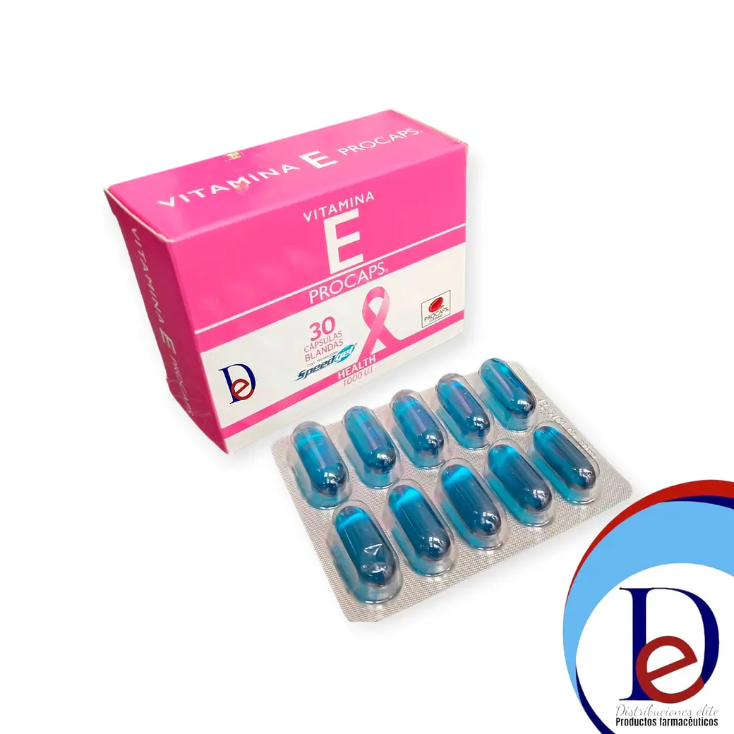 VITAMINA E 1000 UI CAP X 30 BLISTER - - PROCAPS- 9B 1