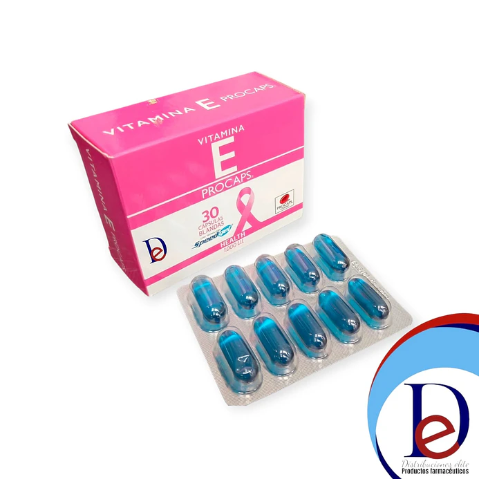 VITAMINA E 1000 UI CAP X 30 BLISTER - - PROCAPS- 9B 1