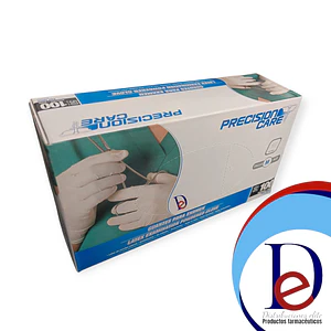 GUANTE LATEX EXAMEN (M) X 100 --PRECISION- *BLOQUE 2-BODEGA B