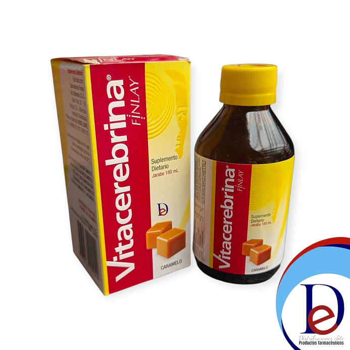 VITACEREBRINA JBE CARAMELO X 180 ML -MULTIVITAMINICO -FINLAY -UBI 27-C 1