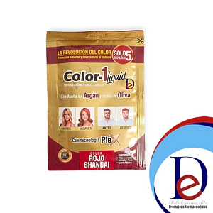 TINTURA LIQUIDA COLOR-1 ROJO SHANGAI SB- - INTERBEL- UBI *