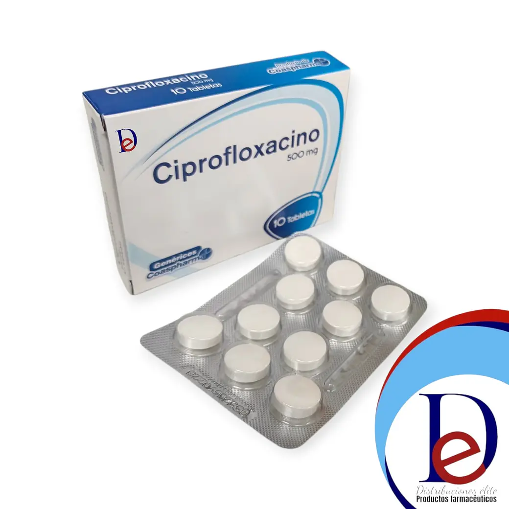 CIPROFLOXACINO 500 MG X 10 TAB- - COASPHARMA- UBI 5-F 1