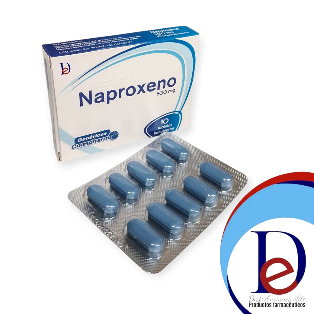 NAPROXENO 500 MG X 10 TAB --COASPHARMA UBI 7-F 1