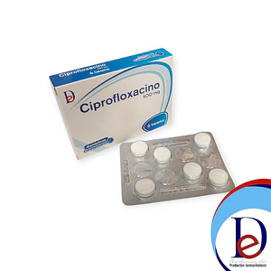 CIPROFLOXACINO 500 MG X 6 TAB - -COASPHARMA -UBI 6-B