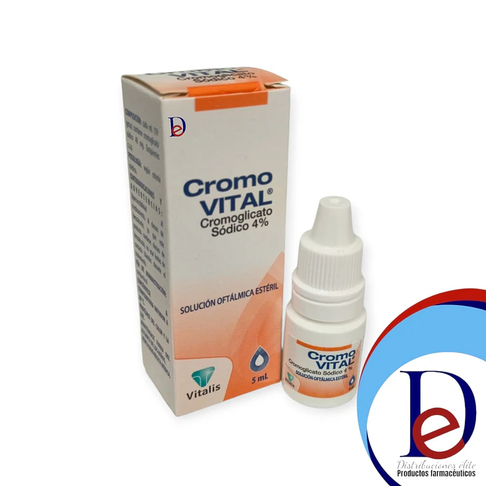 CROMOGLICATO 4% GOTAS OFT X 5 ML (CROMOVITAL) - - VITALIS- UBI 17-E 1