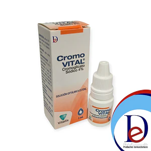 CROMOGLICATO 4% GOTAS OFT X 5 ML (CROMOVITAL) - - VITALIS- UBI 17-E