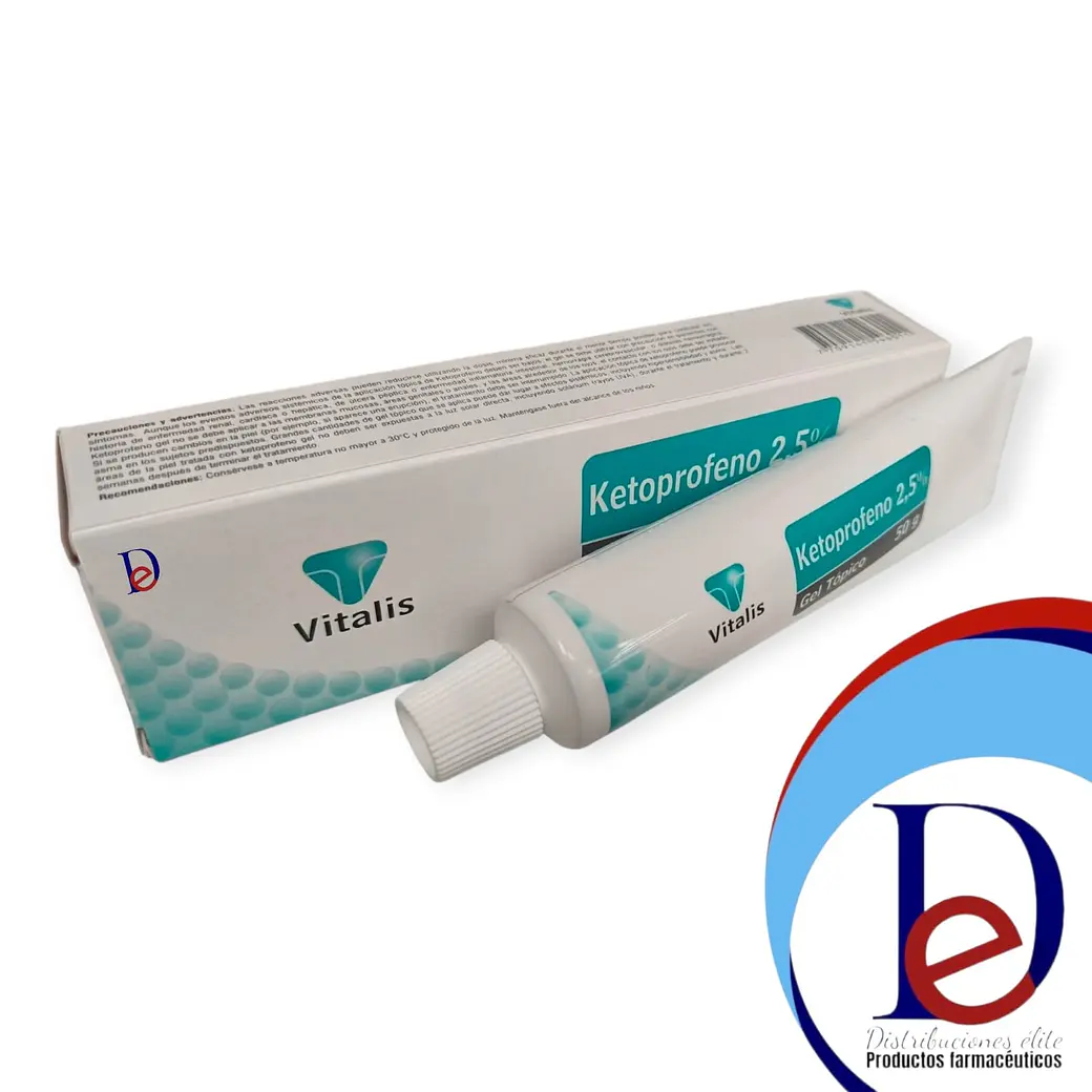 KETOPROFENO 2.5% GEL X 50 GR --VITALIS UBI 7-D 1