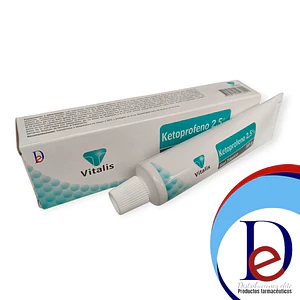KETOPROFENO 2.5% GEL X 50 GR --VITALIS UBI 7-D