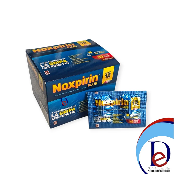 NOXPIRIN PLUS X 48 CAP- ACETAMNOFEN+ FENILEFRINA+ CETIRIZINA- SIEGFRIED- UBI 21-A 1