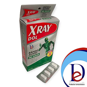 X RAY DOL X 80 TAB- ACETAMINOFEN+ NAPROXENO+ CAFEINA- GENOMMA- - UBI 1-D