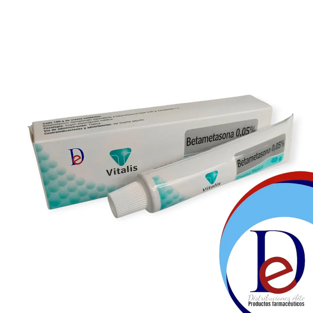 BETAMETASONA 0.05% CREMA X 40 GR- - VITALIS- VTO DIC 26- UBI 9-E 1