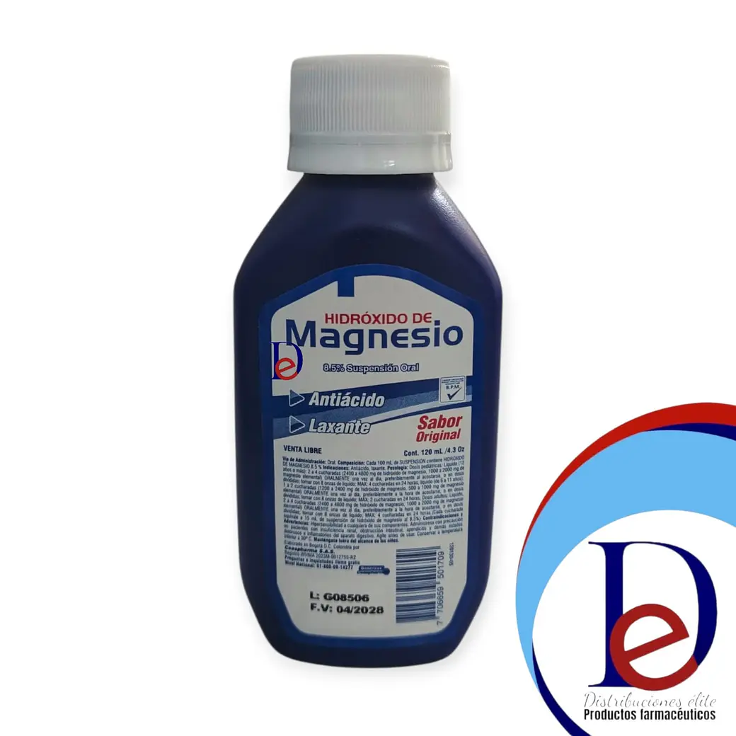 LECHE DE MAGNESIA 8.5% X 120 ML- COASPHARMA-UBI  12-F 1
