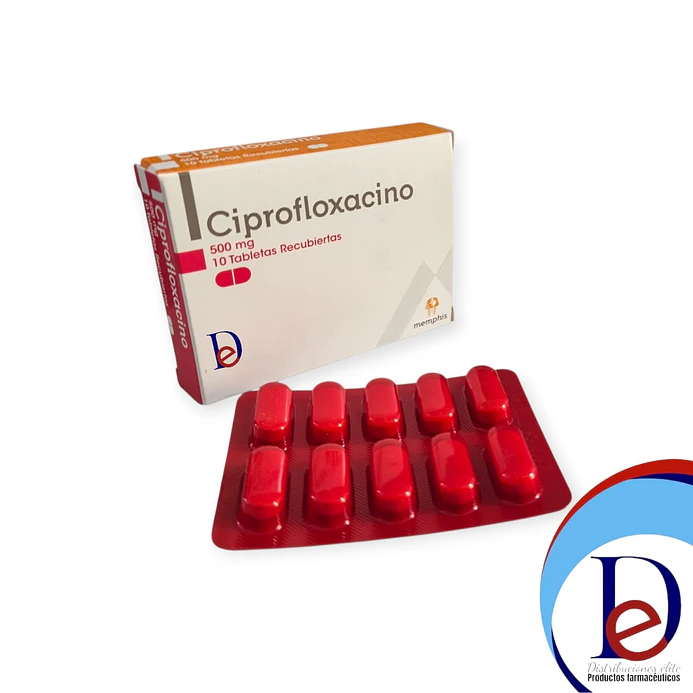 CIPROFLOXACINO 500 MG X 10 TAB - - MEMPHIS- UBI 15-D-BODEGA-C 1