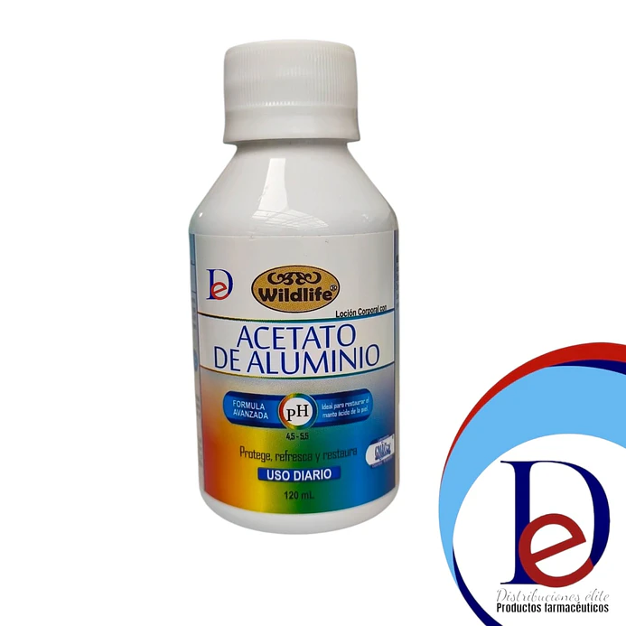 ACETATO ALUMINIO LOCION X 120 ML-WILDLIFE- UBI 25-C 1