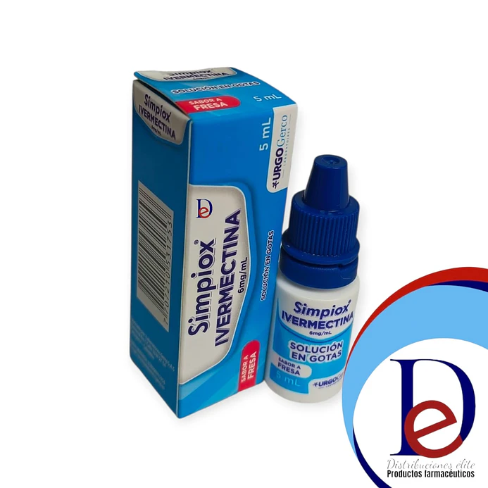 SIMPIOX 0.6% GOTAS X 5 ML- IVERMECTINA- GERCO- UBI 8-D- BODEGA B 1