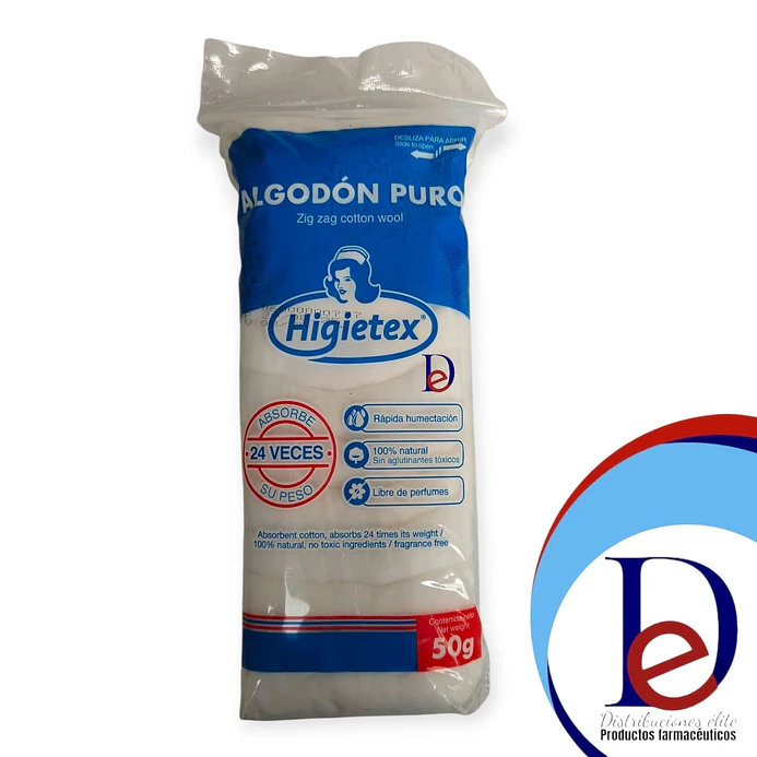 ALGODON X 50 GR- - HIGIETEX - BODEGA B 1