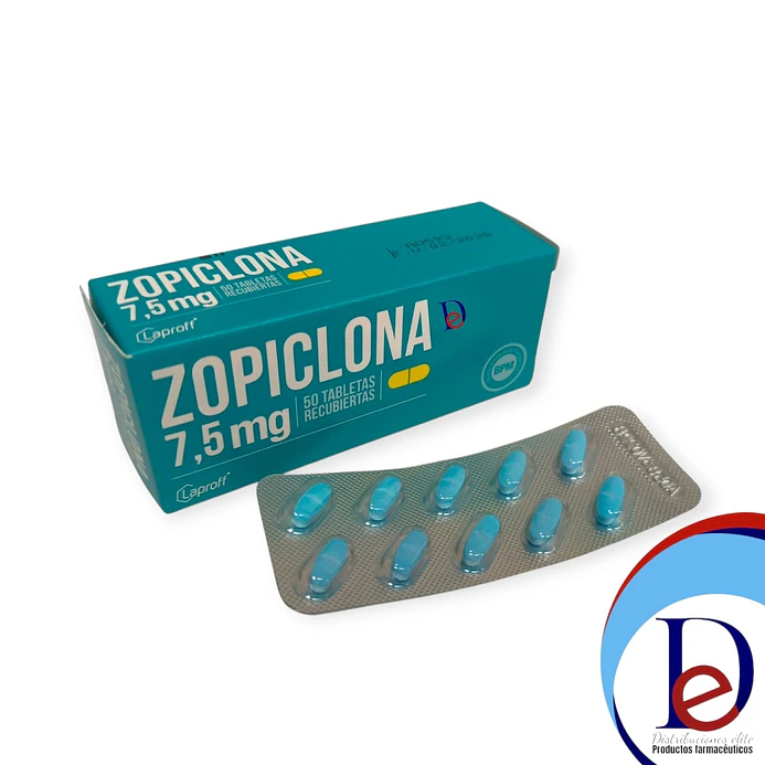 ZOPICLONA 7.5 MG X 50 TAB- - LAPROFF- - UBI 2-A  1
