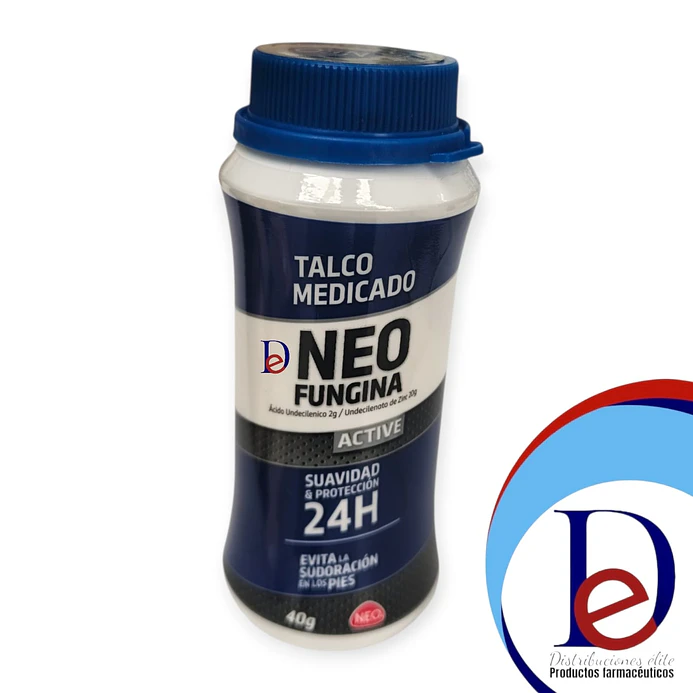 NEOFUNGINA TALCO X 40 GR -ACIDO UNDECILENICO+ UNDECILENATO DE ZINC -NEO -UBI 20-F 1
