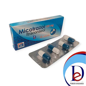 MICOTRAZOL 100 MG X 4 CAP- ITRACONAZOL 100 MG- BIOQUIFAR- - UBI 4-D