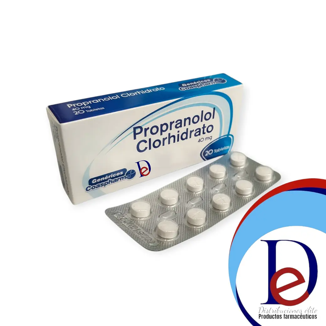 PROPANOLOL 40 MG X 20 TAB- - COASPHARMA- - UBI 8-C 1