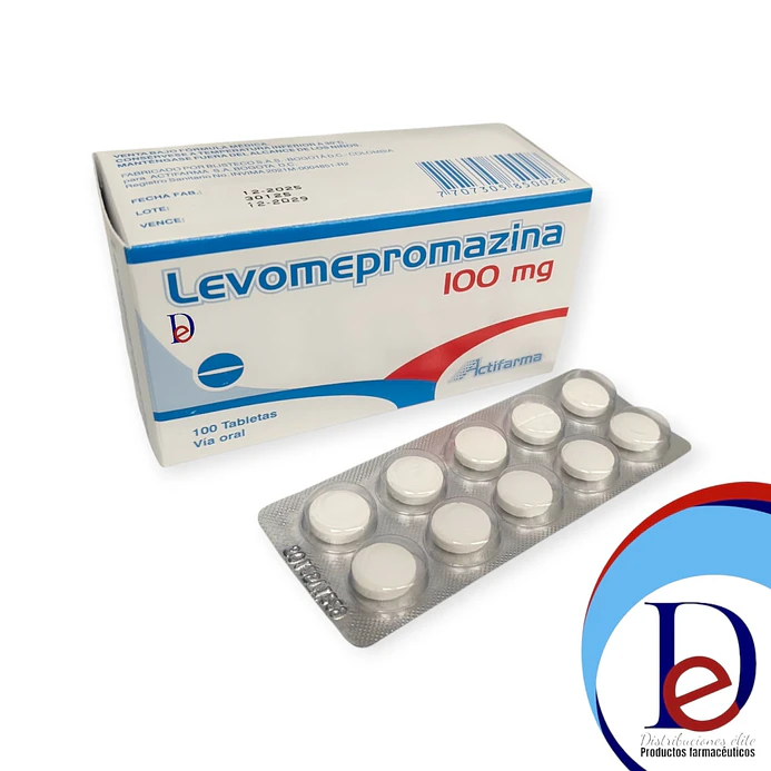 LEVOMEPROMAZINA 100 MG X 100 TAB- -ACTIFARMA- UBI 27-D 1