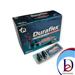 DURAFLEX MUSCULAR ADVANCE X 18 CAP- NAPROXENO+ ACETAMINOFEN+ CAFEINA- TQ- UBI 4-A