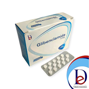 GLIBENCLAMIDA 5 MG X 330 TAB- - COASPHARMA- UBI 6-D
