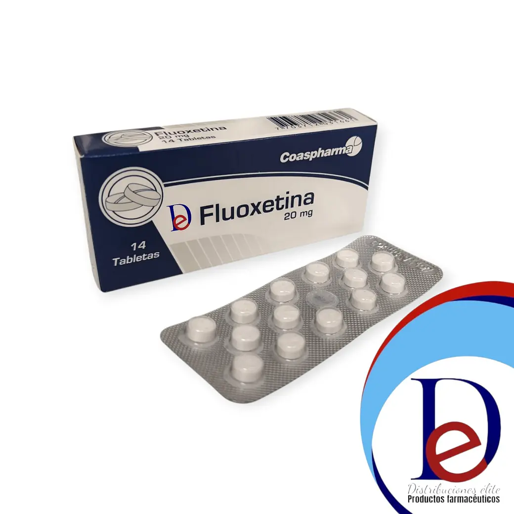 FLUOXETINA 20 MG X 14 TAB- - COASPHARMA- VTO NOV 27- UBI 6-C 1