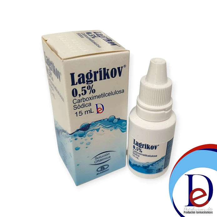 LAGRIKOV 0.5% GOTAS OFT X 15 ML - CARBOXIMETILCELULOSA- BLASKOV- UBI 19-F 1