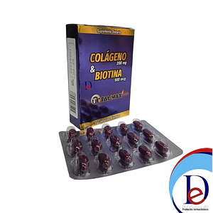 COLAGENO + BIOTINA TOTALMAX X 30 CAP- - TOTALMAX- - UBI 21-F*