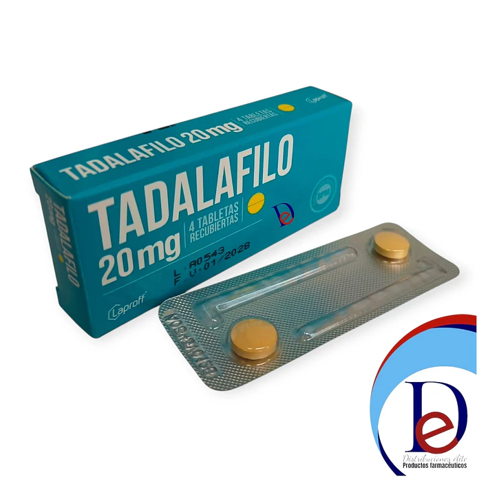TADALAFILO 20 MG X 4 TAB- - LAPROFF- 14-D 1