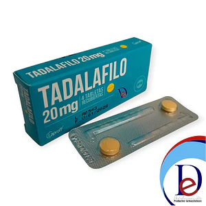TADALAFILO 20 MG X 4 TAB- - LAPROFF- 14-D