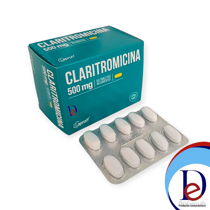 CLARITROMICINA 500 MG X 50 TAB- - LAPROFF- - UBI 14-E 1