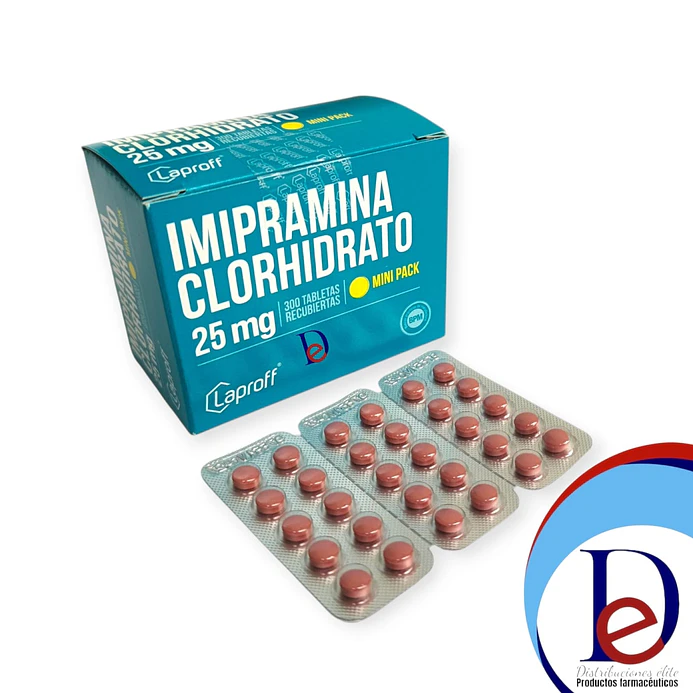 IMIPRAMINA 25 MG X 300 TAB  - LAPROFF - VTO ABR 27- UBI 14-F 1