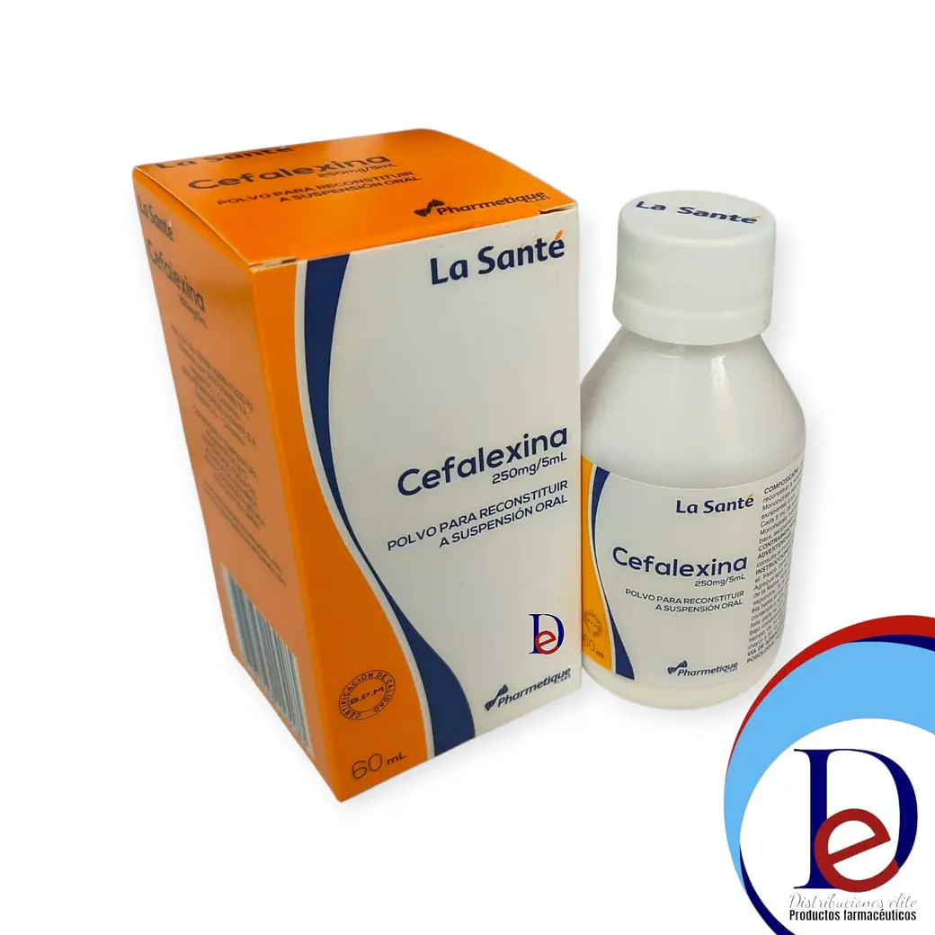 CEFALEXINA 250MG/5ML X 60 ML- - LASANTE- UBI 27-C 1