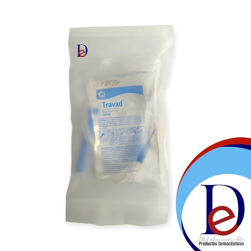 TRAVAD ENEMA RECTAL X 133 ML- - BAXTER-- UBI 19-E 1