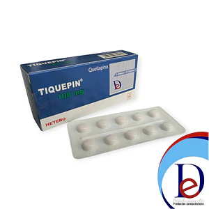TIQUEPIN 100 MG X 30 TAB- QUETIAPINA 100 MG- HETERO- UBI 4-B