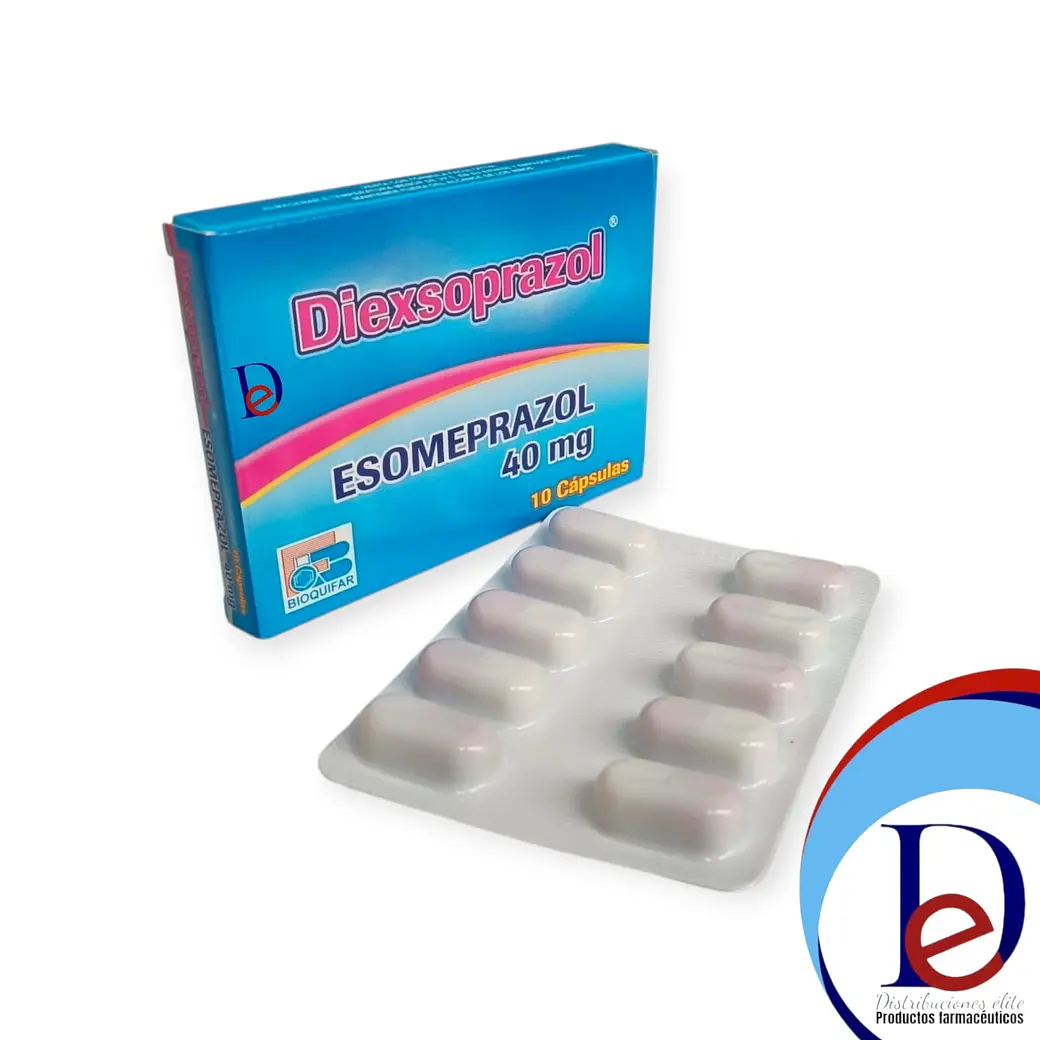 DIEXSOPRAZOL 40 MG X 10 CAP- ESOMEPRAZOL 40 MG- BIOQUIFAR- - UBI  1
