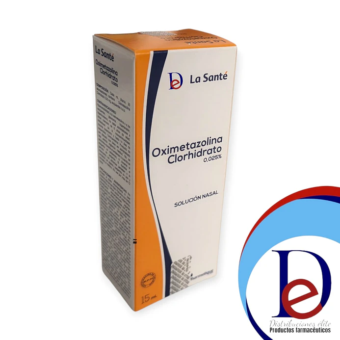 OXIMETAZOLINA 0.025% GOTAS X 15 ML- - LASANTE- UBI 23-B 1