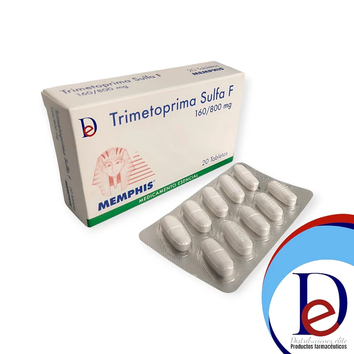 TRIMETOPRIM SULFA F 960 MG X 20 TAB - - MEMPHIS- UBI 28-B 1