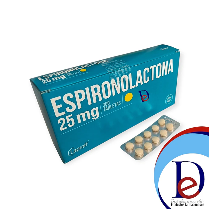 ESPIRONOLACTONA 25 MG X 300 TAB- - LAPROFF- UBI 9-E 1