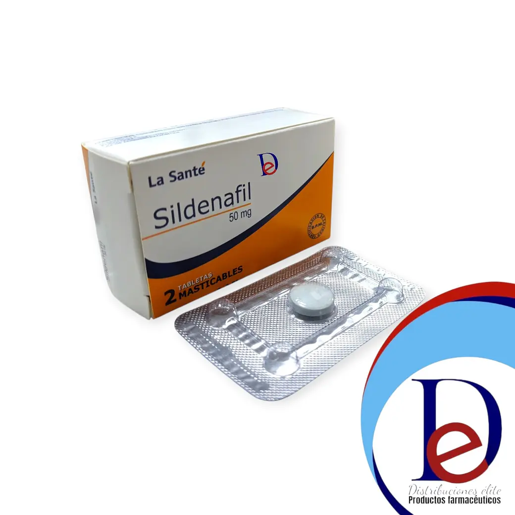 SILDENAFIL 50 MG X 2 TAB MASTICABLES- - LASANTE- UBI 21-D 1