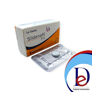 SILDENAFIL 50 MG X 2 TAB MASTICABLES- - LASANTE- UBI 21-D