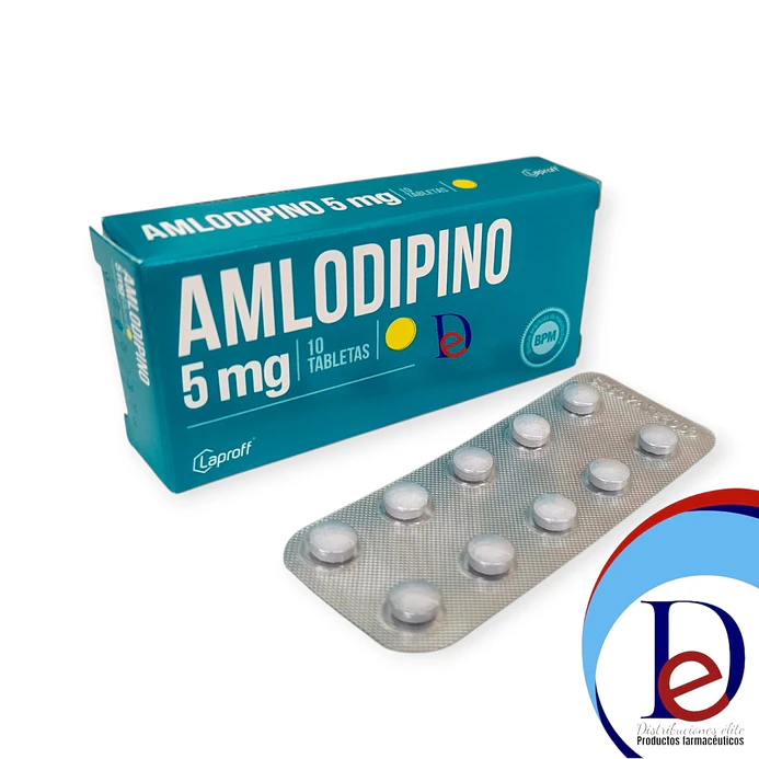 AMLODIPINO 5 MG X 10 TAB - - LAPROFF-UBI  7-D 1