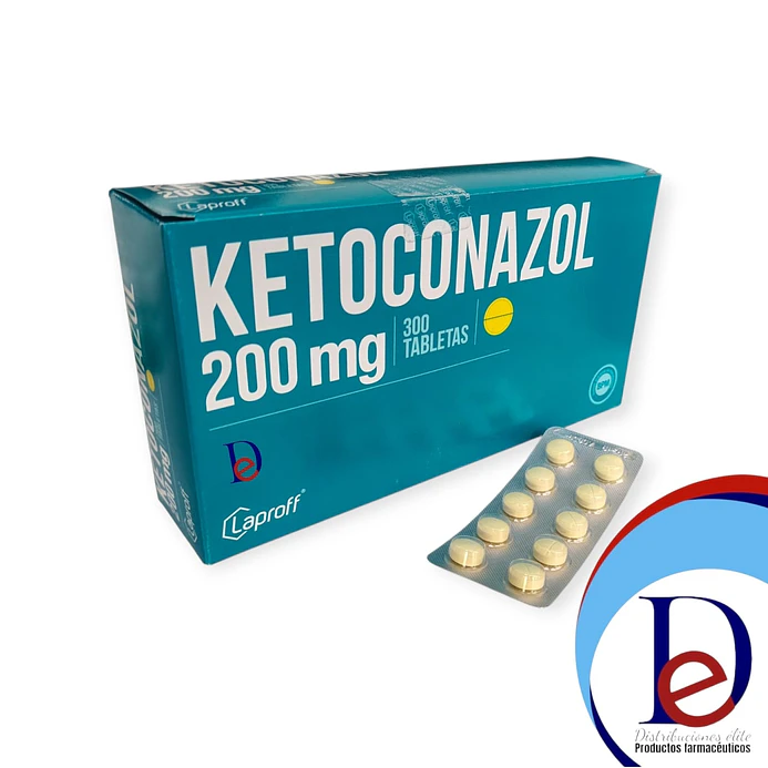 KETOCONAZOL 200 MG X 300 TAB- - LAPROFF- UBI 14-F 1