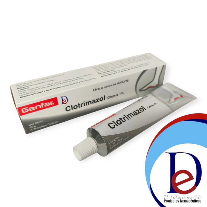 CLOTRIMAZOL 1% CREMA TOPICA X 40 GR --GENFAR UBI 8 - E 1