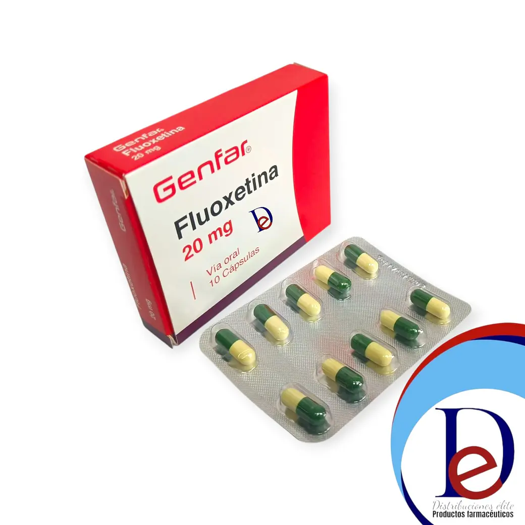 FLUOXETINA 20 MG X 10 CAP - - GENFAR- UBI 20-C 1