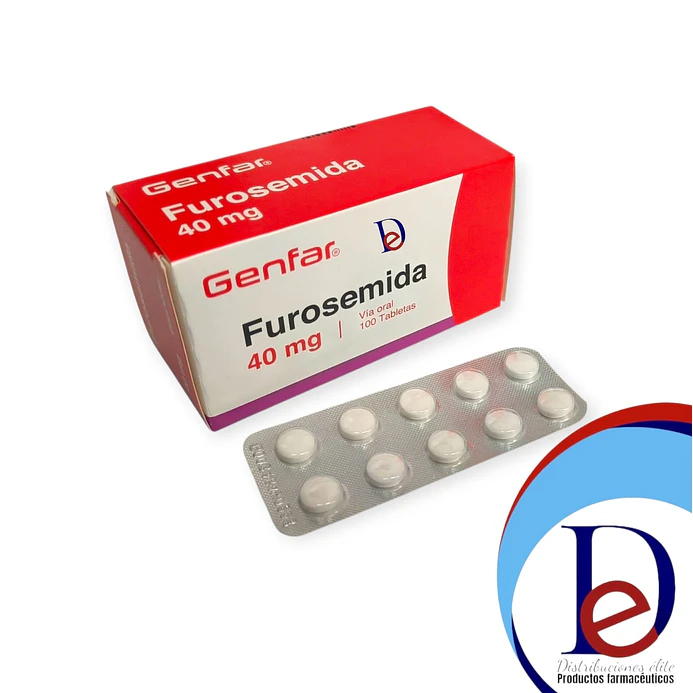 FUROSEMIDA 40 MG X 100 TAB - - GENFAR-UBI 20-C 1